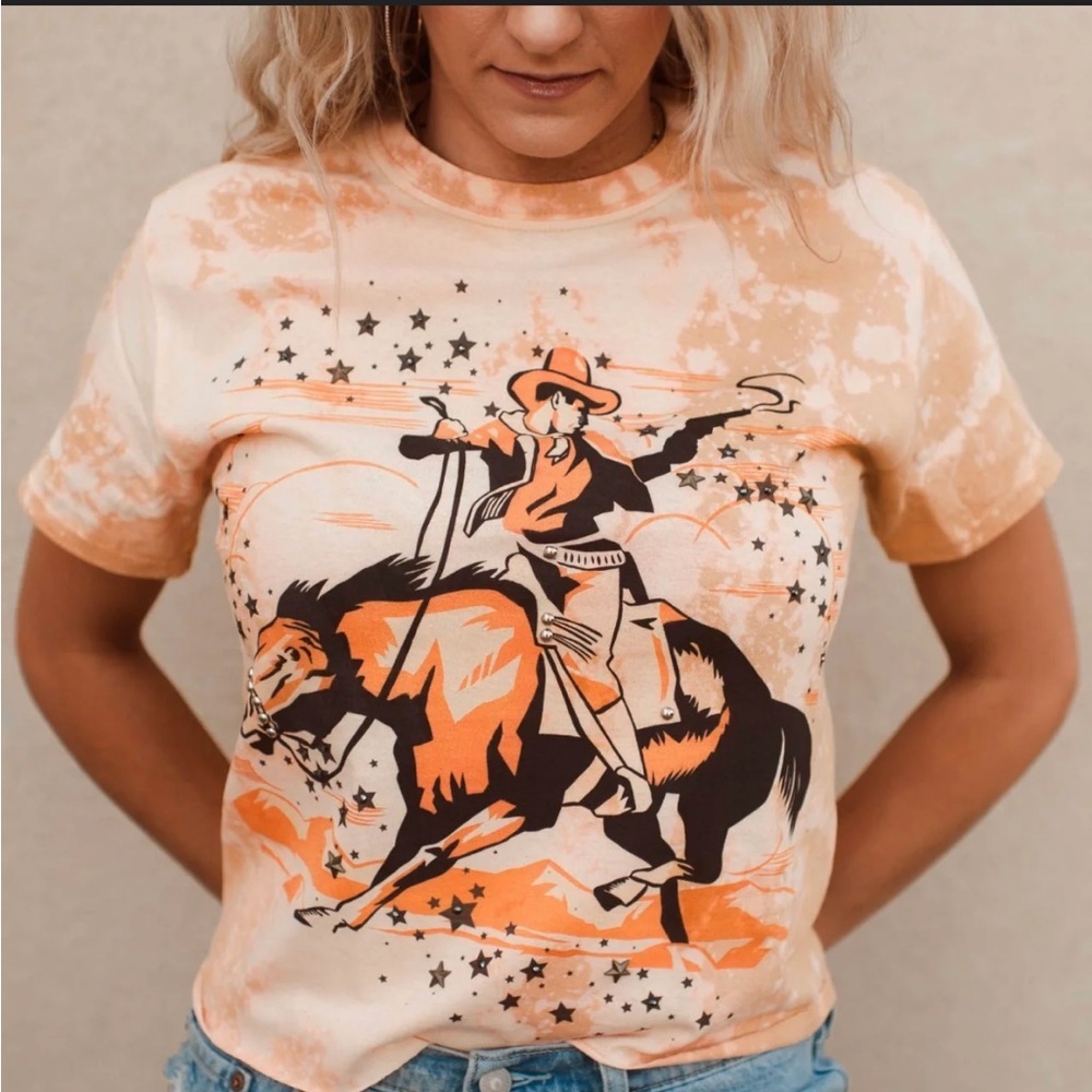 GINA Girls In Action T-shirt Womens Medium Cowboy Country
Rodeo